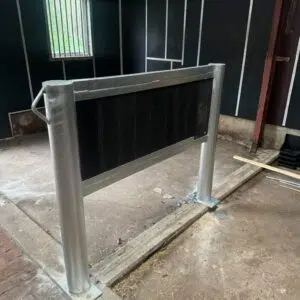 Wash bay Intermediate wall superstructure 150x120 cm