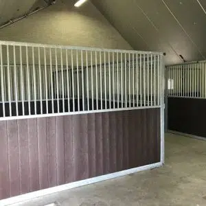 zijwand 3 meter half half kunststof