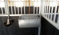 Steel feeding bowl large model